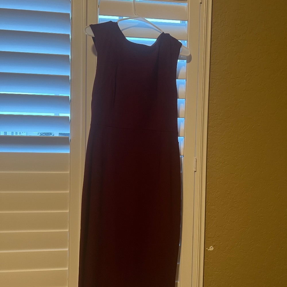 Express Burgundy Sleeveless Dress